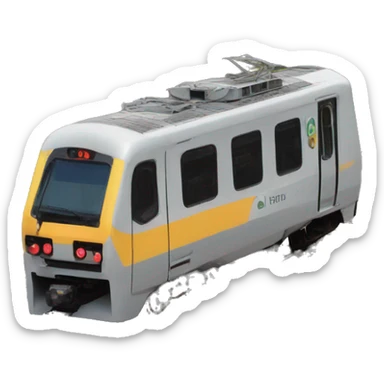an EMU train from brisbane sticker