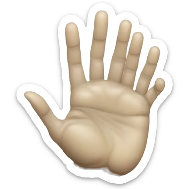 human hand nearly touching a cybernetic han, like in te painting "creation of Adam" sticker