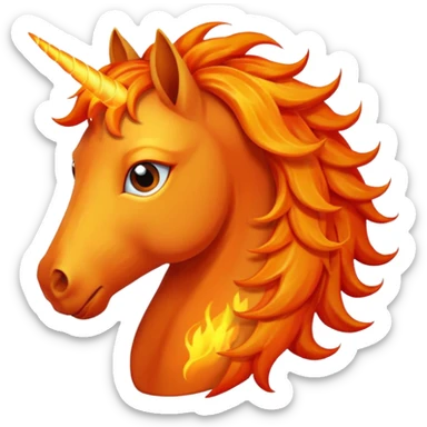 fire horse sticker