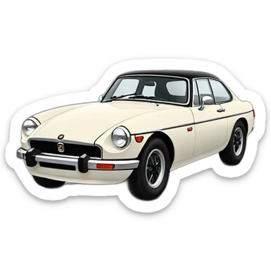 MGB gt sticker