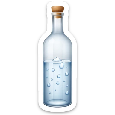 Bouteille de vodka sticker