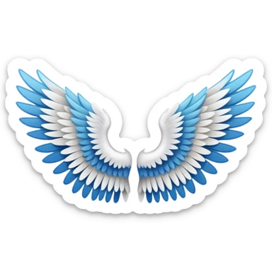 Only a double side wing not a bird sticker