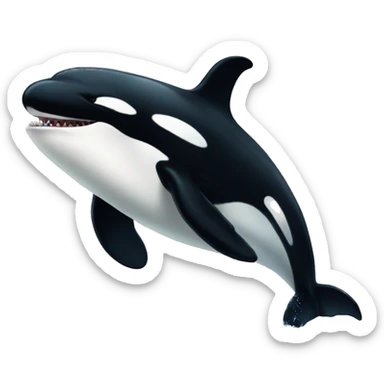killer whale  sticker