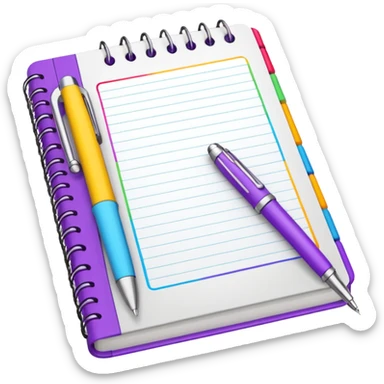 Mood tracking journal sticker