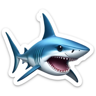 Mako shark sticker