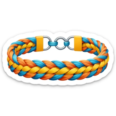 Friendship bracelet sticker