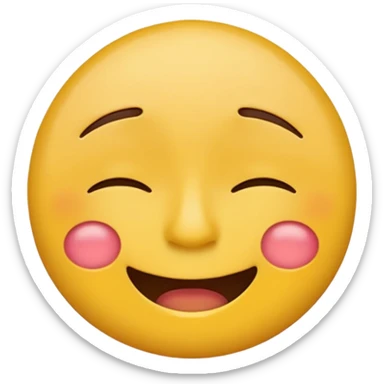 cartoon sticker of a colorful and cheerful tired and weary emoji, no text, suitable for WhatsApp and Instagram sticker