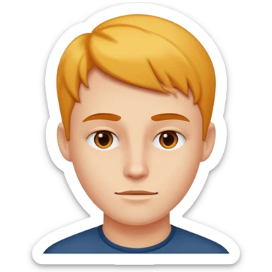 A person who has the sharpest jawline sticker