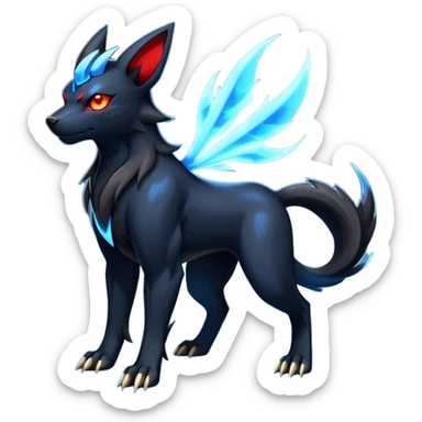 Umbreon-Luxray-Manectric-Houndoom-Pokémon-Fakémon-hybrid-creature sticker