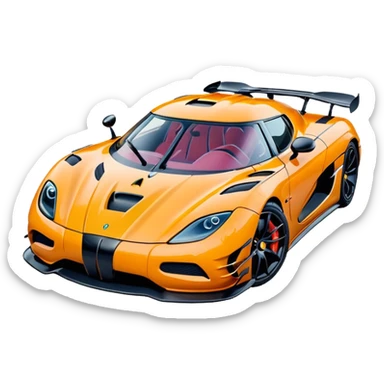 Koenigsegg agera sticker sticker