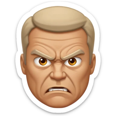 Furious Angry dad  sticker