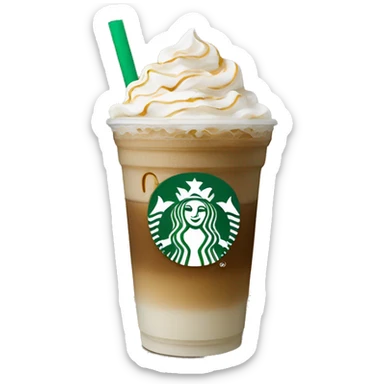 Starbucks frappe sticker