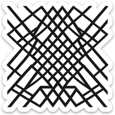 Grid sticker