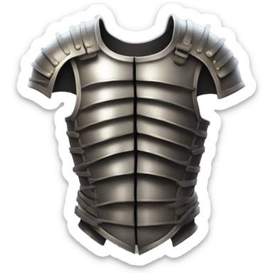 torso armor with ribcage sticker