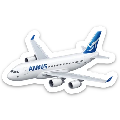 and now i want a Airbus A318 with no livery but just a plane sticker