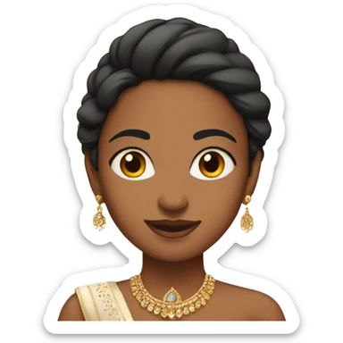 indian bride skin color fair sticker