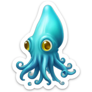 sanitized squid sticker