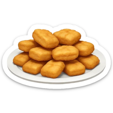 Mcdonald's chicken nuggets  sticker