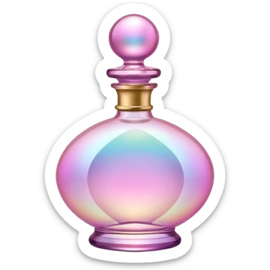 Pink perfume bottle emoji sticker
