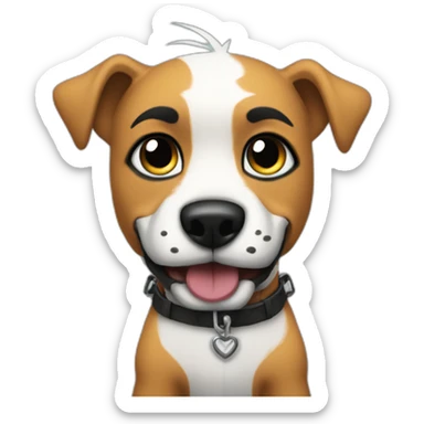 cute misfits rock band punk dog sticker