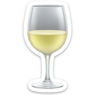 white wine glasses sticker