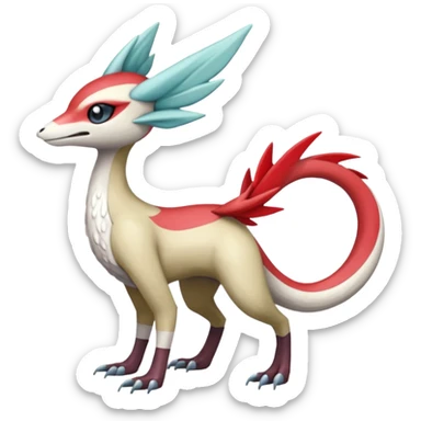 Meloetta-Sergal-Trico-Cresselia-Latias-Palkia-hybrid-fusion-Fakémon-creature, full body sticker