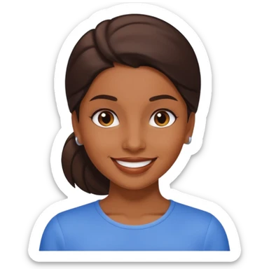 Clean girl brown sticker