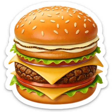 Krabby patty sticker