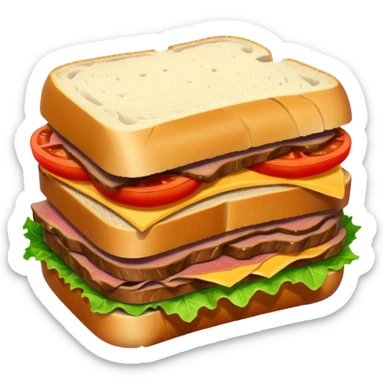 roast beef sandwich sticker