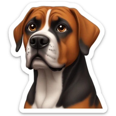 Staffordshire terror orange brown with black nose no white sticker