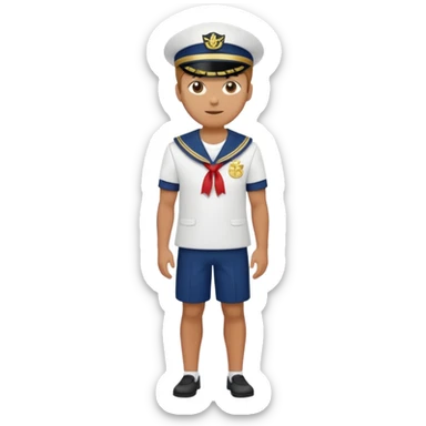 1618 marinero cuerpo entero sticker