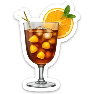 an old Fashioned coktail sticker