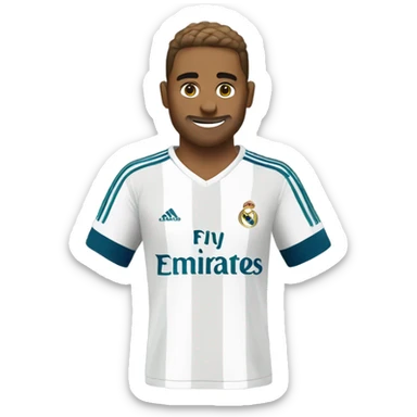 Real Madrid jersey sticker