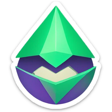 ethereum with usdt logo sticker