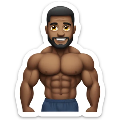 bodybuilding sticker