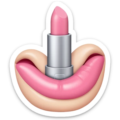 Pastel Pink Lipstick  sticker