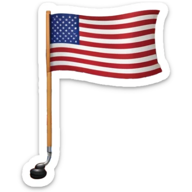 An icon showing a curling match on an indoor ice stadium, with a polished curling stone gliding toward the target and players sweeping. Spectators watch from stands, and flags hang above the rink. Transparent background highlights strategy and focus in the sport of curling. sticker