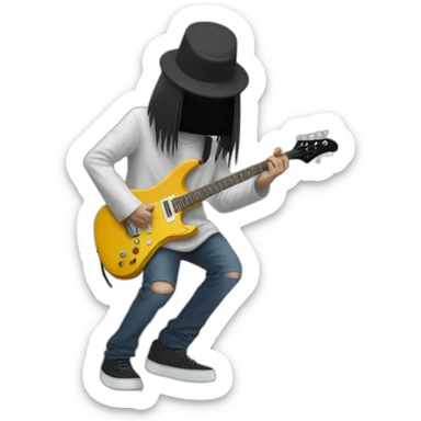 buckethead-guitarrist sticker