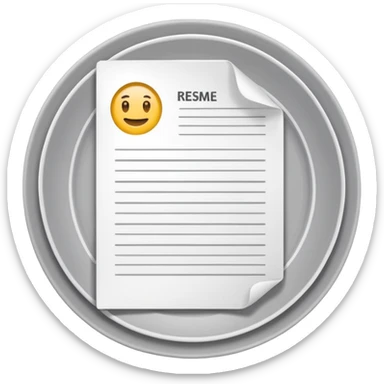 Icône de résumé/document sticker