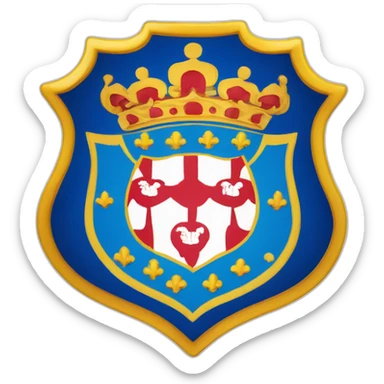 Escudo real club Deportivo de la Coruña sticker