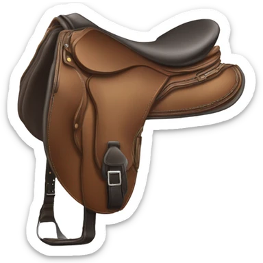 saddle seat english equestrian horse  sticker