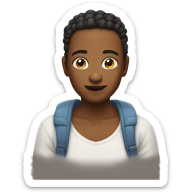 👩🏻‍🦲 like this but the expression is this 🤨 sticker