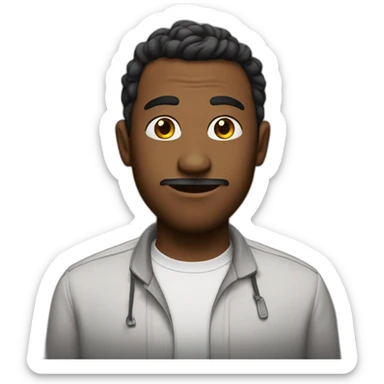 the guy from the secret ingredient is crime meme sticker