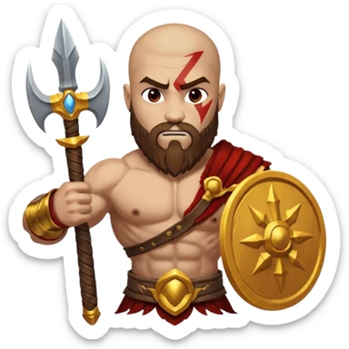 Kratos saying zeus your son has returned sticker