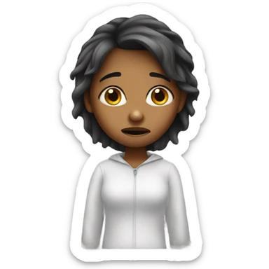 Girl grossed out  sticker