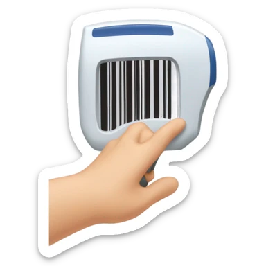 Scanning code sticker
