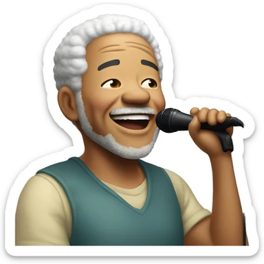 Bill Withers singing the words "Lovely Day!" sticker