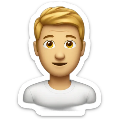 web design man sticker