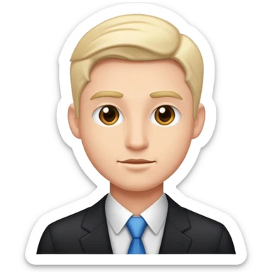 photorealistic Business man sticker