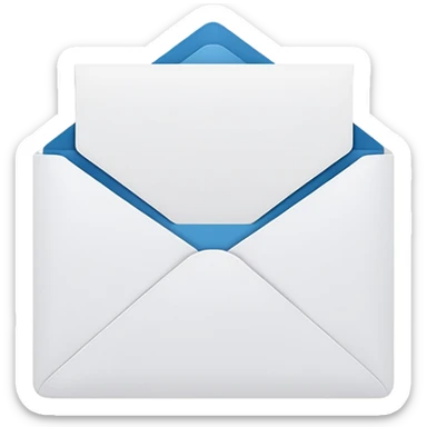 white invitation sticker